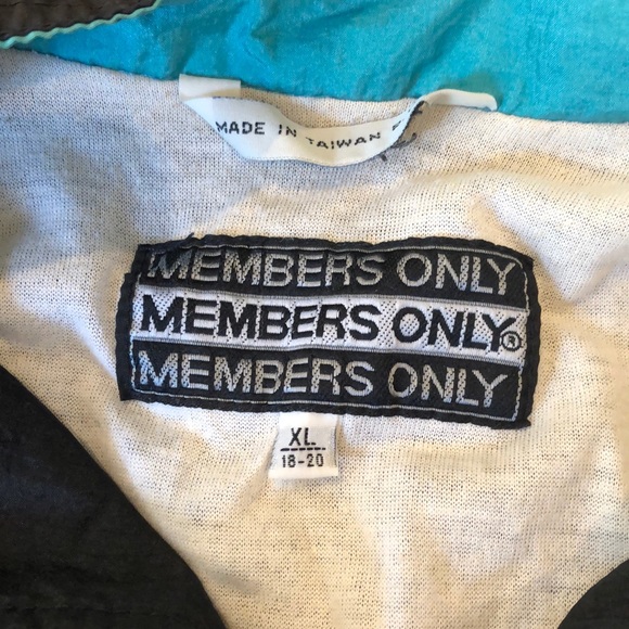 VINTAGE Members only windbreaker jacket - Picture 2 of 3
